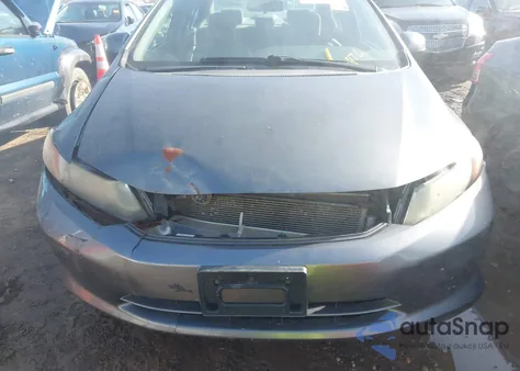 2012 Honda Civic Lx z USA, uszkodzony, nr VIN 2HGFB2F5XCH320947